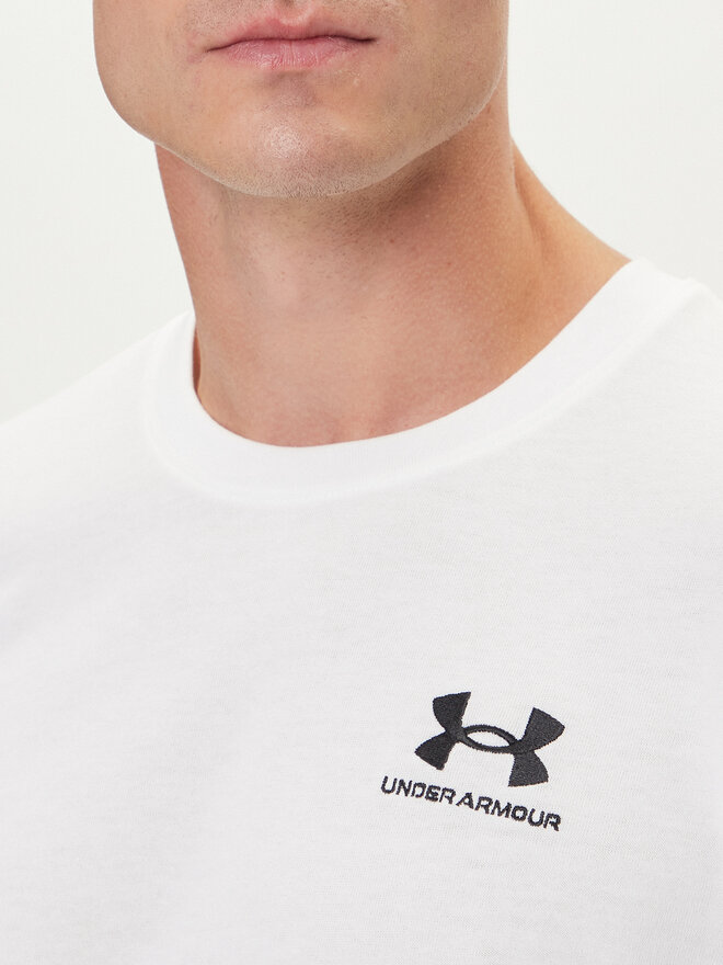 Under Armour Under Armour Marškinėliai Ua Logo Emb 1373997 Balta Relaxed Fit