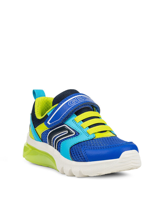 Geox Sneakersy Geox J Ciberdron J45LBC 1454 C4344 S Modrá