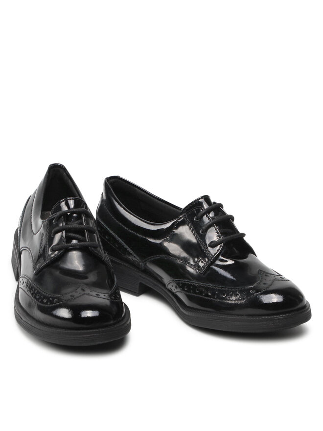 Geox Nizki čevlji Geox J Agata D J8449D 00066 C9999 M Črna