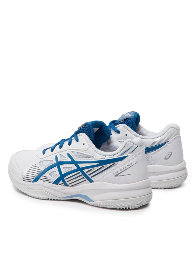 Asics Scarpe da tennis Asics Gel-Game 8 Gs Clay/Oc 1044A050 Bianco