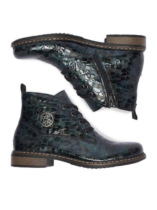 Rieker Schnürschuhe Rieker CEO-71205-90 Dunkelblau