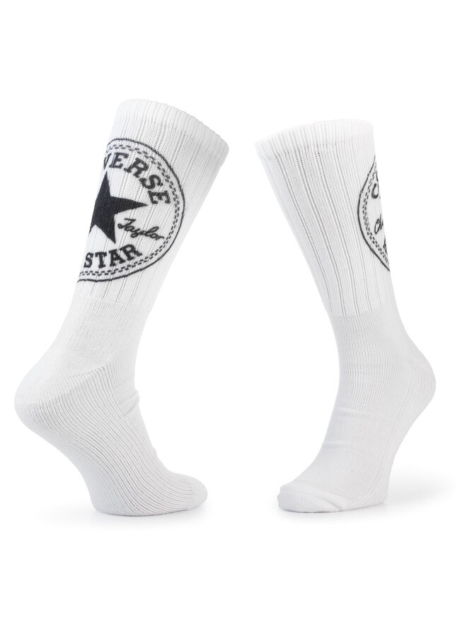 Converse Zestaw 2 par wysokich skarpet unisex Converse E744A-2020 Czarny
