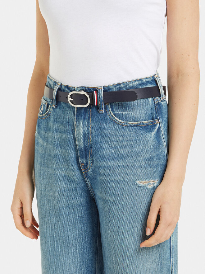 Tommy Hilfiger Női öv Tommy Hilfiger Chic 2.5 Corp AW0AW16169 Sötétkék