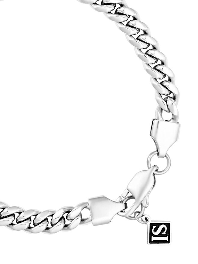 ICED STUFF Bransoletka ICED STUFF Miami Cuban Link Białe złoto
