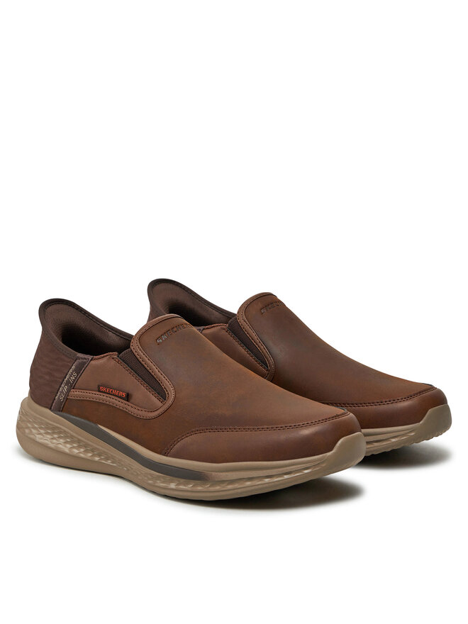 Skechers Polobotky Skechers Slade 205237 Hnědá