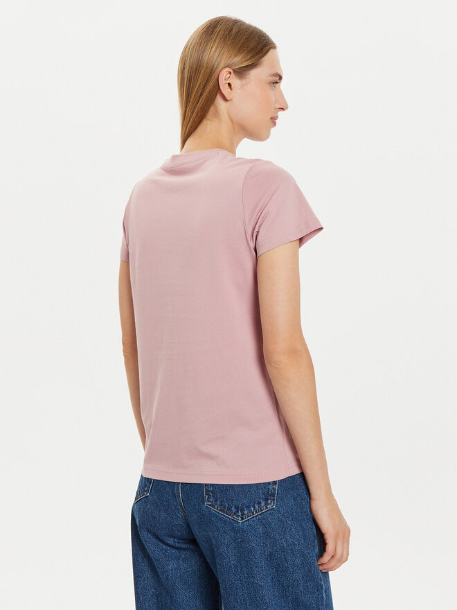 Lee Lee T-Shirt Small Logo 112355197 Ροζ Regular Fit