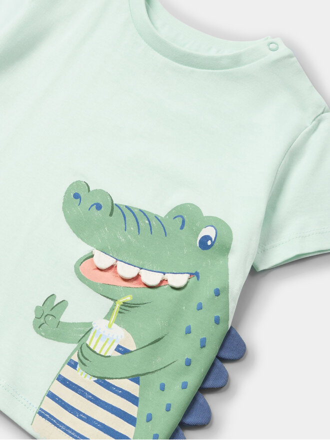 Mayoral Mayoral Camiseta 1022 Verde Regular Fit