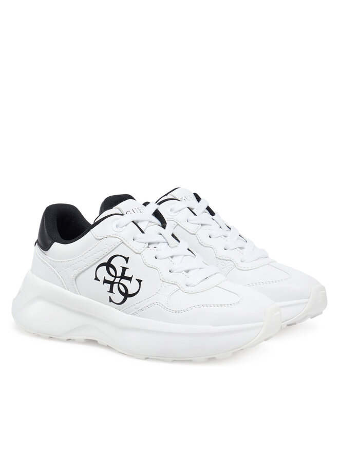Guess Sneakersy Guess FLPLUC ELE12 Biały