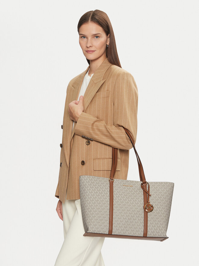 MICHAEL Michael Kors Сумка MICHAEL Michael Kors Temple Tote 30R4G1LT3B Бежевий