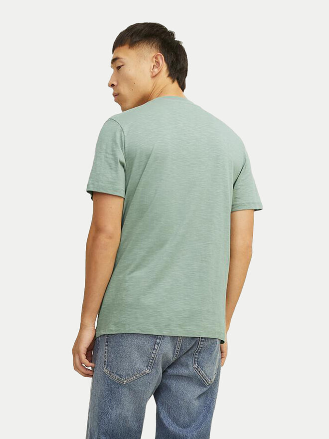 Jack&Jones Jack&Jones Marškinėliai Jprblunixs 12257965 Žalia Slim Fit