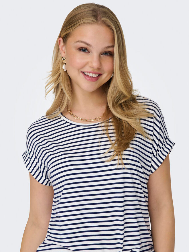 ONLY ONLY Camiseta Moster 15206243 Blanco Regular Fit