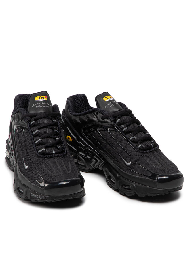 Air max plus gs triple black discount