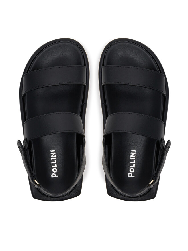 Pollini Sandali Pollini SA16155G1MTL0000 Črna