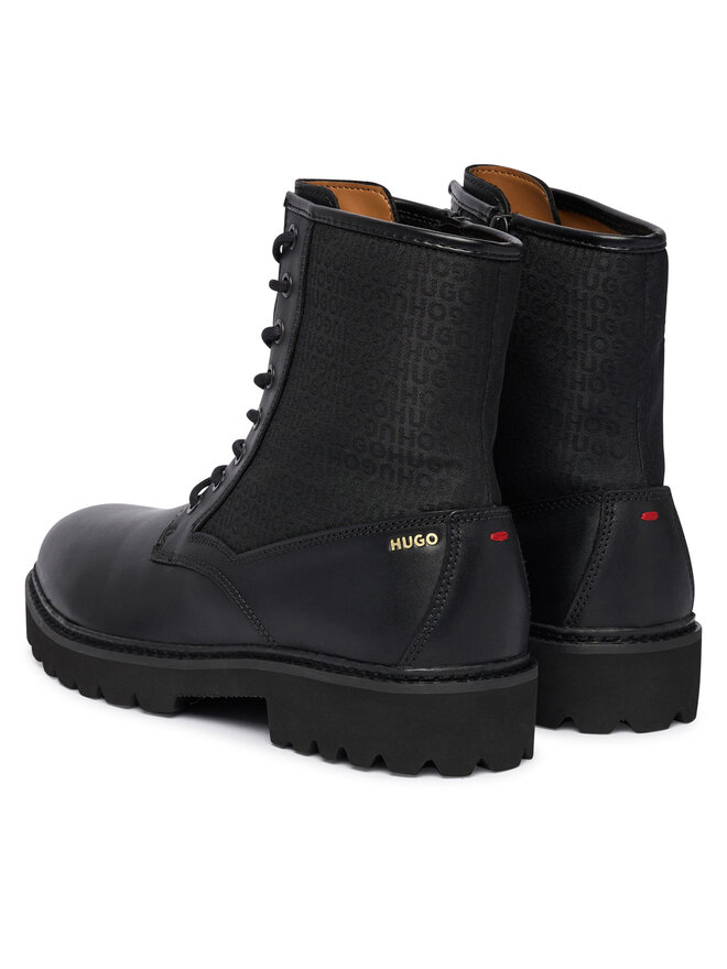 HUGO Schnürstiefeletten HUGO Draven 50573034 Schwarz