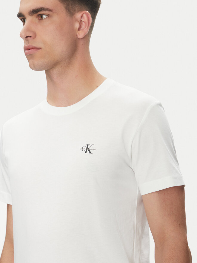 Calvin Klein Jeans Calvin Klein Jeans 2er-Set T-Shirts Monologo J30J320199 Weiß Regular Fit