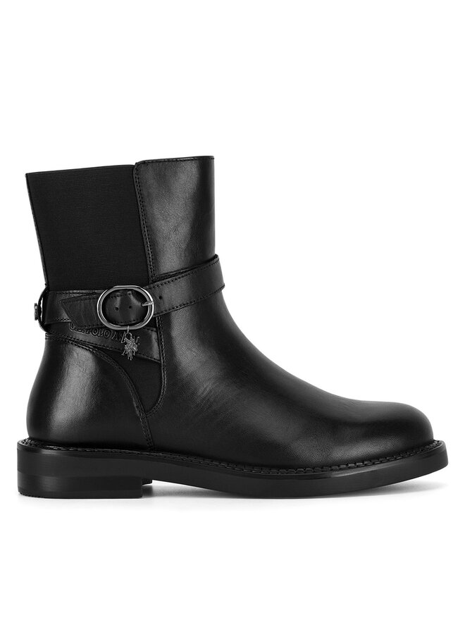 U.S. Polo Assn. Členková obuv U.S. Polo Assn. ZOFIA001W/DLE1 Čierna