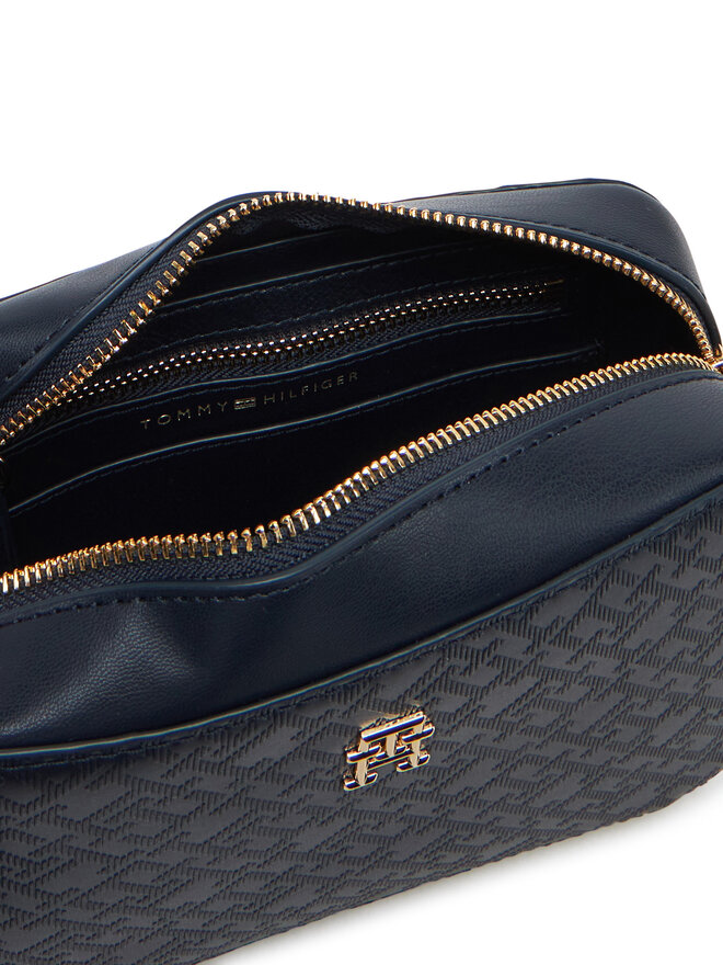 Tommy Hilfiger Kabelka Tommy Hilfiger Th Distinct Camera Bag Mono AW0AW17221 Tmavomodrá