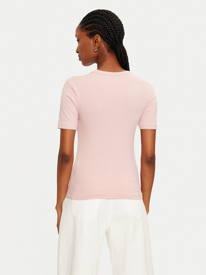 Tommy Hilfiger Tommy Hilfiger Camiseta WW0WW43918 Rosa Slim Fit