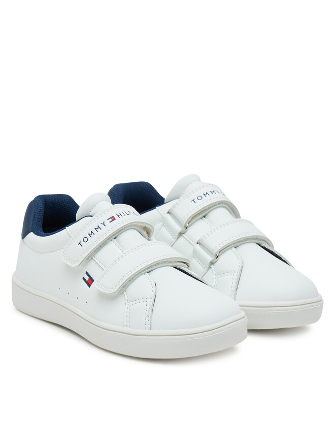 Tommy Hilfiger Sneakers Tommy Hilfiger Low Cut Velcro Sneaker T1X9-34062-1355 S Weiß