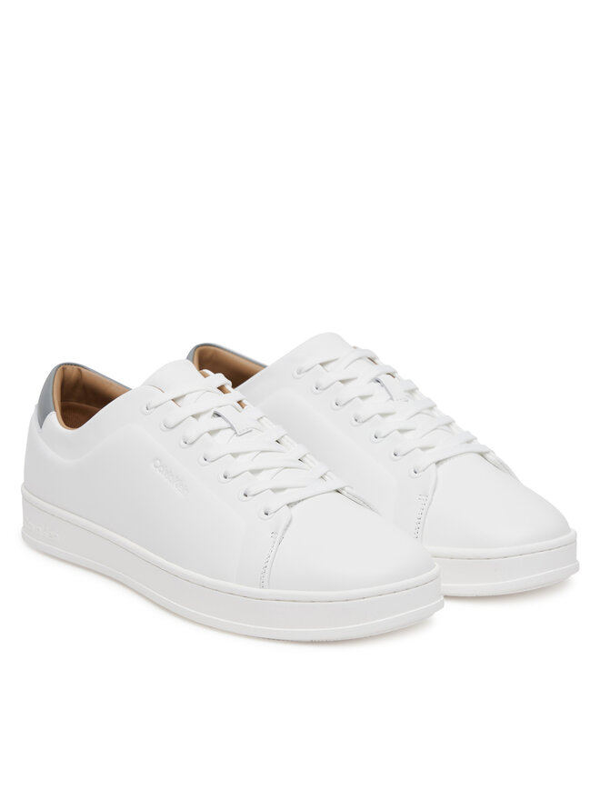 Calvin Klein Αθλητικά Calvin Klein Pure Low Laceup Cupsole Hf Lth HM0HM01859 Λευκό