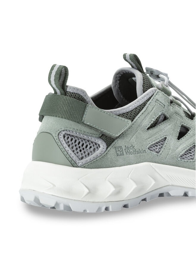 Jack Wolfskin Туристически Jack Wolfskin Woodland 2 Hybrid Low 4051351 Сив