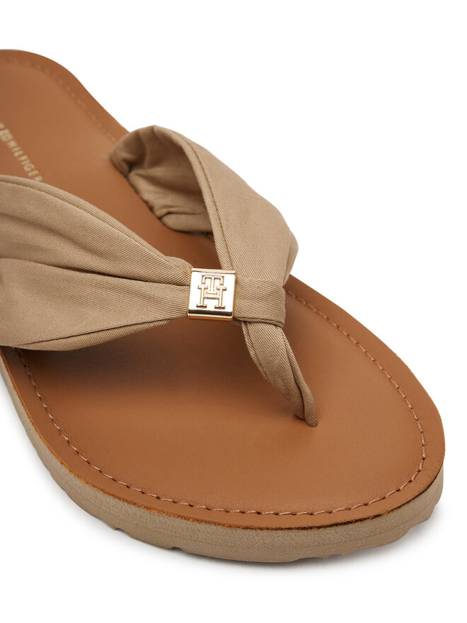 Tommy Hilfiger Flip-flops Tommy Hilfiger Th Elevated Beach Sandal FW0FW06985 Barna