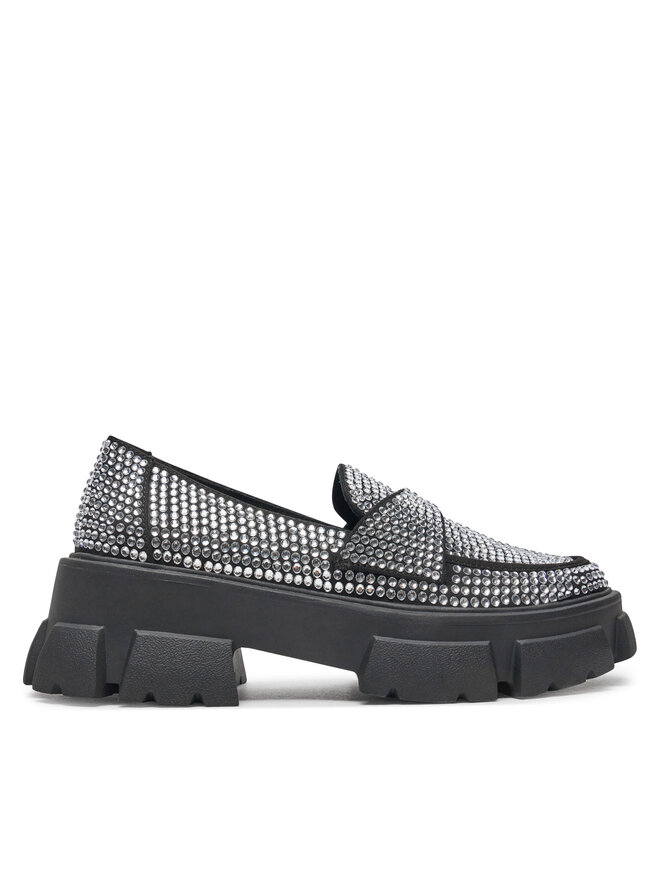 Steve Madden Loafersy Steve Madden Trifecta_R SM11003506 Srebrny