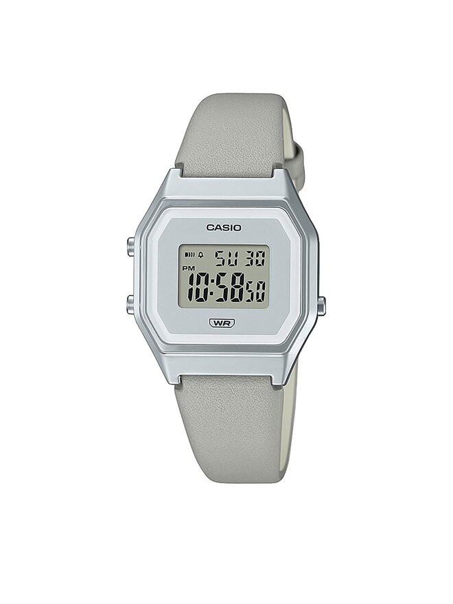 Casio Zegarek Casio Vintage LA680WEL-8EF Szary