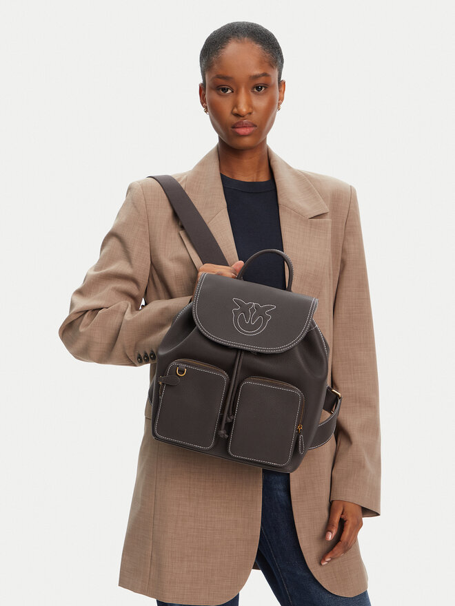 PINKO Σακίδιο PINKO Carrie Backpack PE 25 PLTT 104351 A1LF Μαύρο