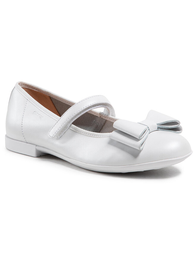 Geox Halbschuhe Geox J Plie' B J0255B 00044 C1000 D Weiß