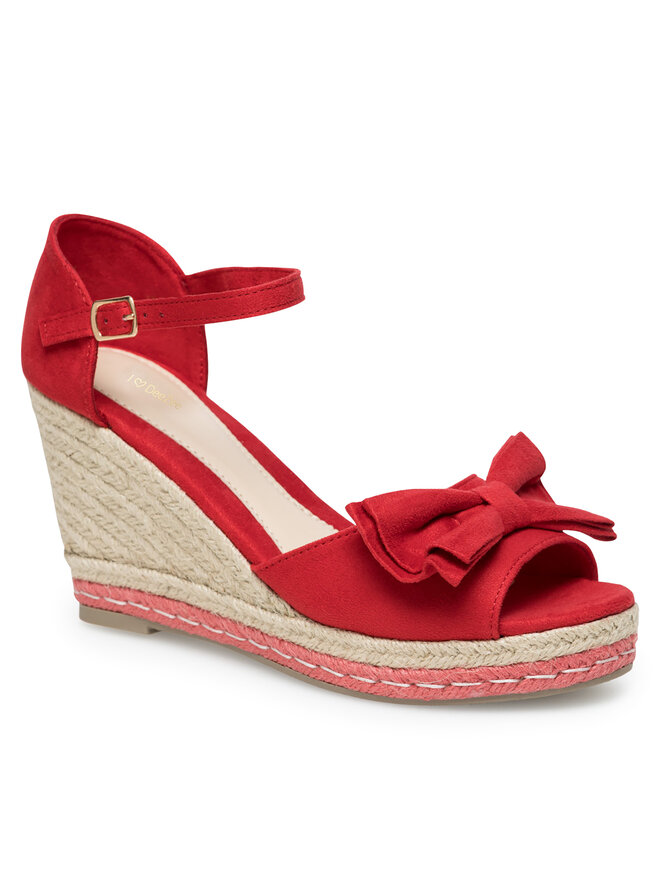 DeeZee Espadrilles DeeZee WYL2710-02 Piros