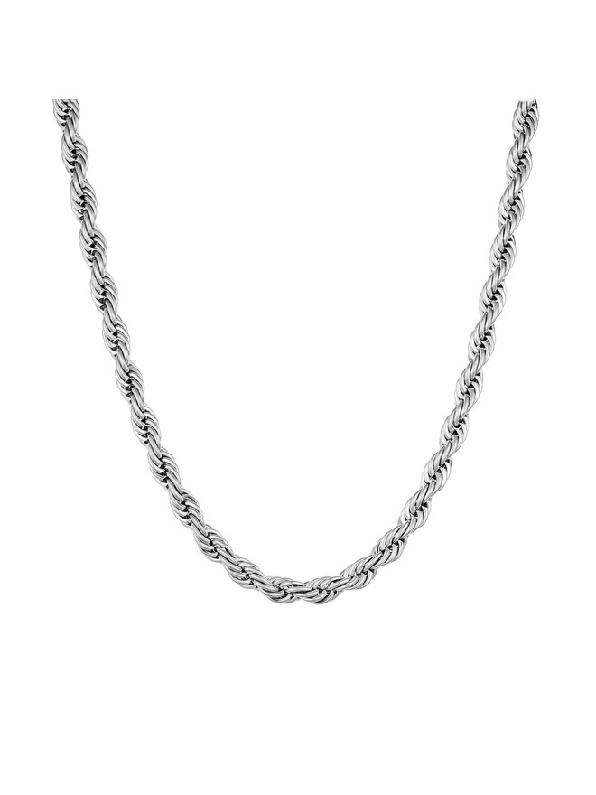 ICED STUFF Αλυσιδάκι ICED STUFF Rope Λευκόχρυσο