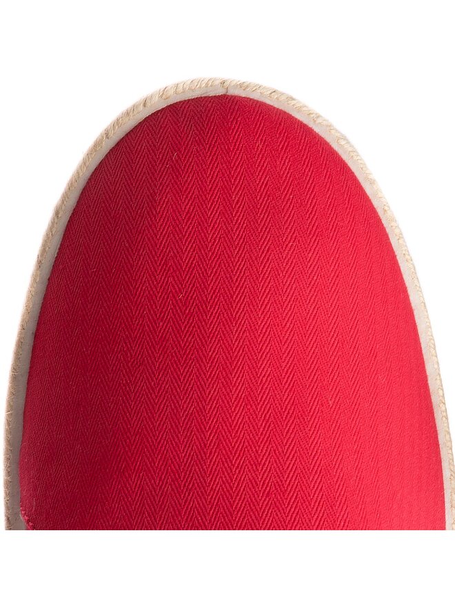 Tommy Hilfiger Espadrilles Tommy Hilfiger Easy Summer Slip On FM0FM00569 Rot