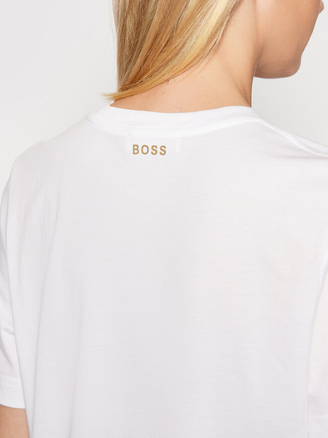 BOSS BOSS T-Shirt 50457259 Weiß Relaxed Fit