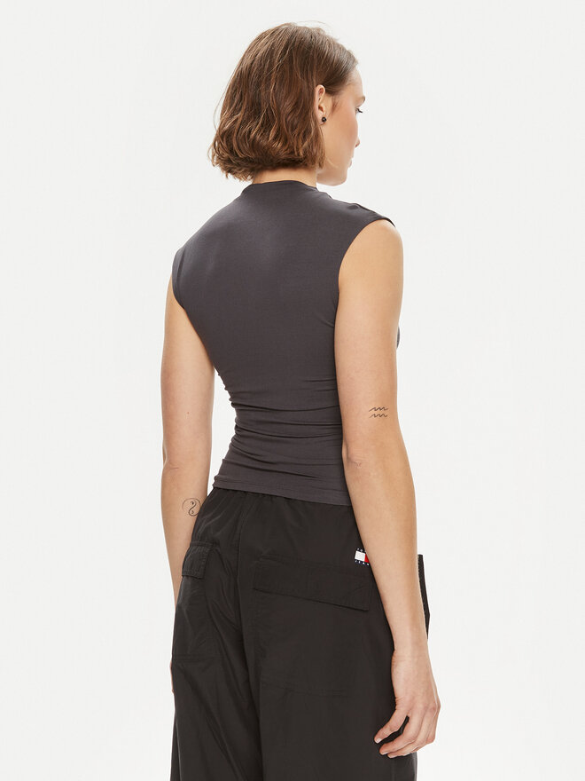 Gina Tricot Gina Tricot Top 20883 Grau Slim Fit