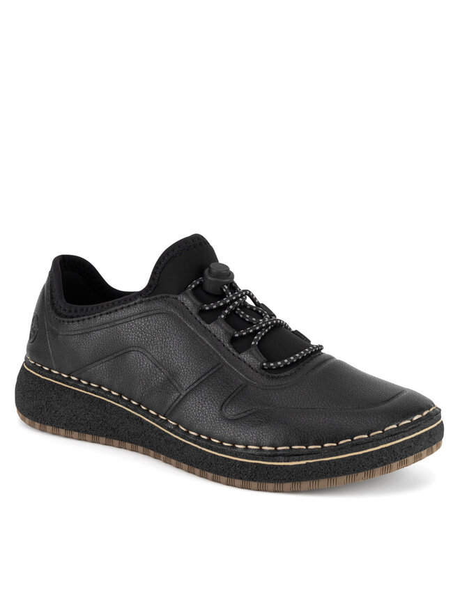 Rieker Sneakersy Rieker 50960-00 Czarny