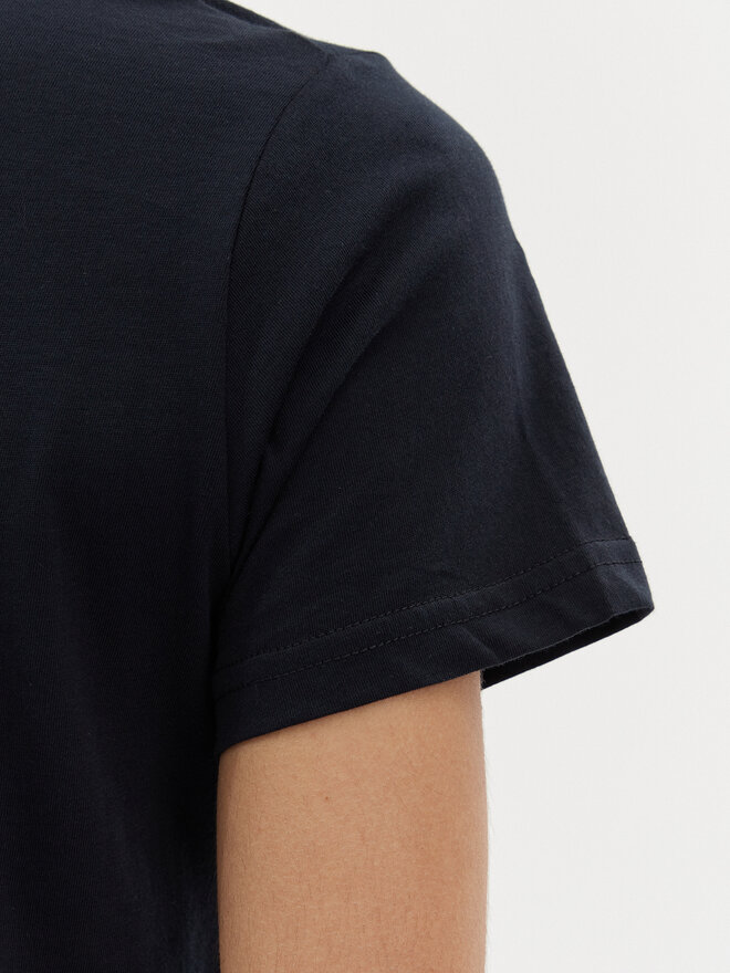 Lee Lee T-Shirt Small Logo 112350198 Schwarz Regular Fit