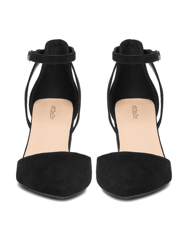 DeeZee Czółenka DeeZee CEO-WSS20968-02 Czarny