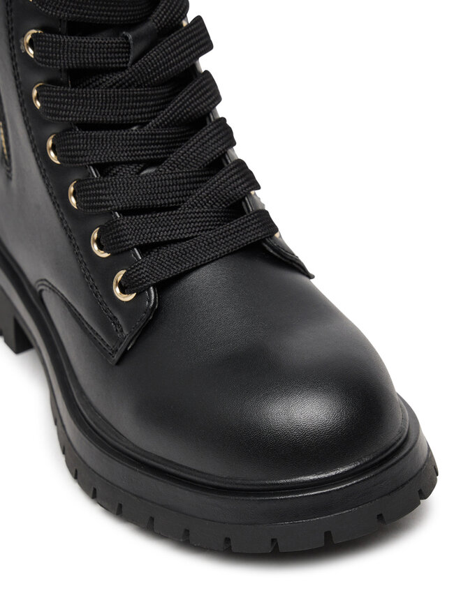 Tommy Hilfiger Schnürstiefeletten Tommy Hilfiger Lace-Up Bootie T3A5-33567-1351 M Schwarz