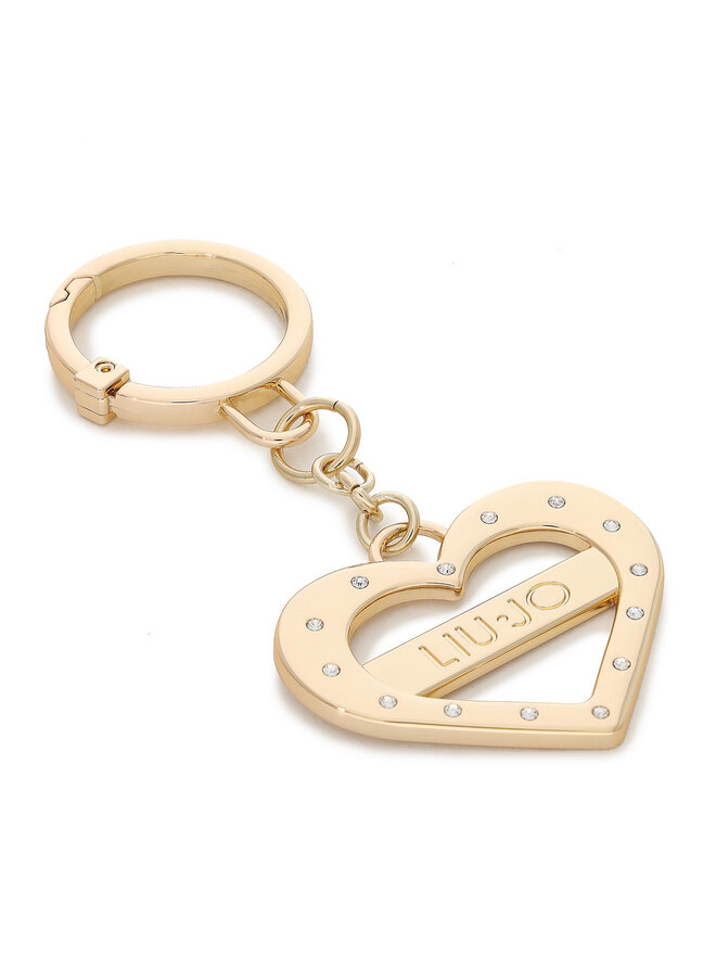 Liu Jo Brelok Liu Jo Key Ring Heart NF1145 A0001 Złoty
