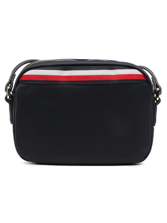 Handtasche Tommy Hilfiger Poppy Crossover Corp AW0AW08827 Dunkelblau eschuhe