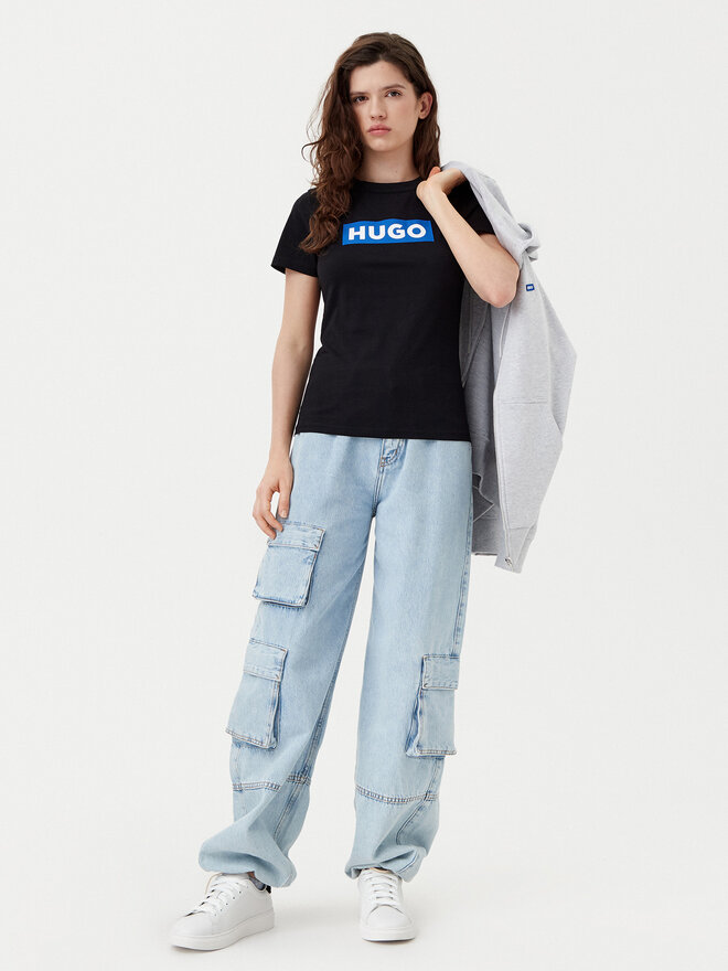 HUGO HUGO T-Shirt Classic 50510772 Μαύρο Regular Fit