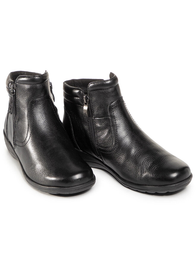 Botki Caprice 9-25458-25 Czarny | eobuwie.com.pl