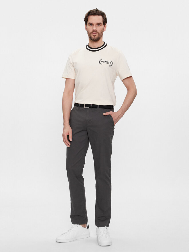 Tommy Hilfiger Tommy Hilfiger Marškinėliai Laurel MW0MW33681 Smėlio Regular Fit