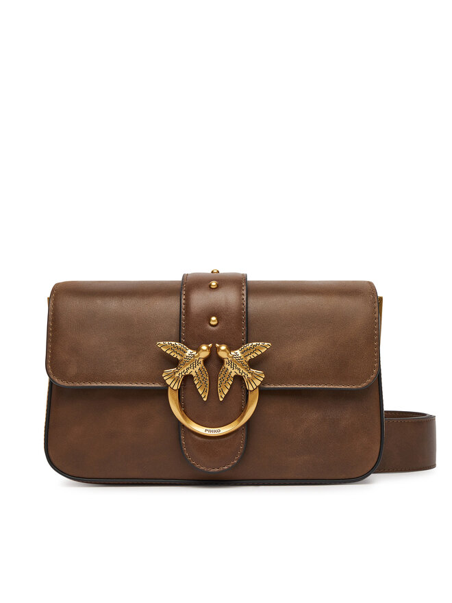 PINKO Handtasche PINKO Love One Mini Slouchy Fl PE 25 PLTT 104340 A2C2 Braun
