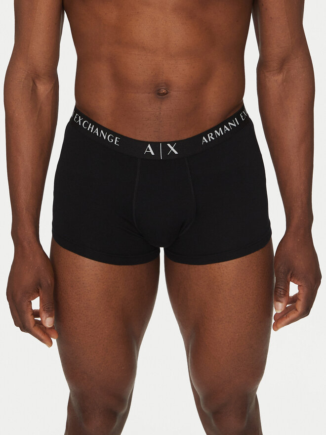 Armani Exchange Armani Exchange Komplektas: 3 poros trumpikių XM000871 AF13682 MC061 Juoda