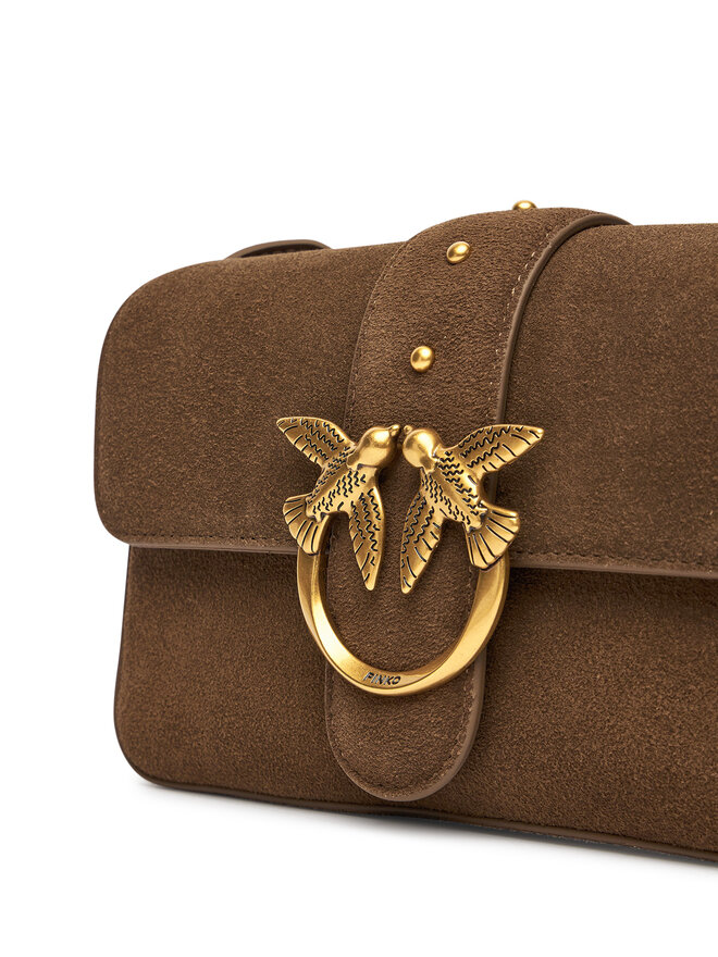 PINKO Bolso PINKO Love One Mini Slouchy Fl PE 25 PLTT 104340 A2CC Marrón