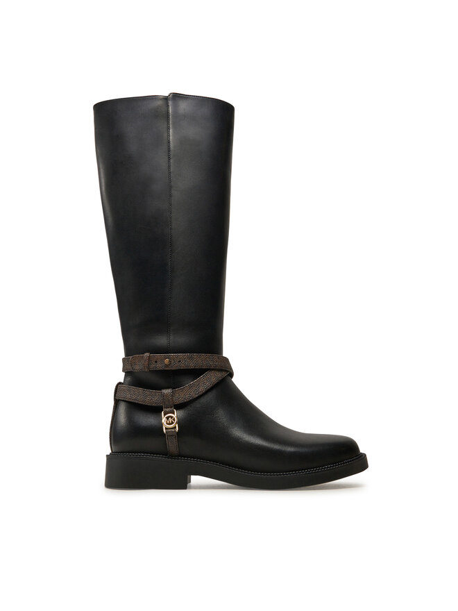 Bottes MICHAEL Michael Kors Abigail Leather Riding Boot 40F4ABMB7L Noir chaussures