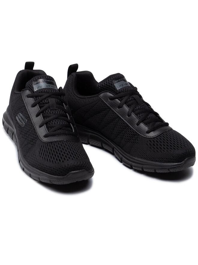 Black sketchers shoes shop