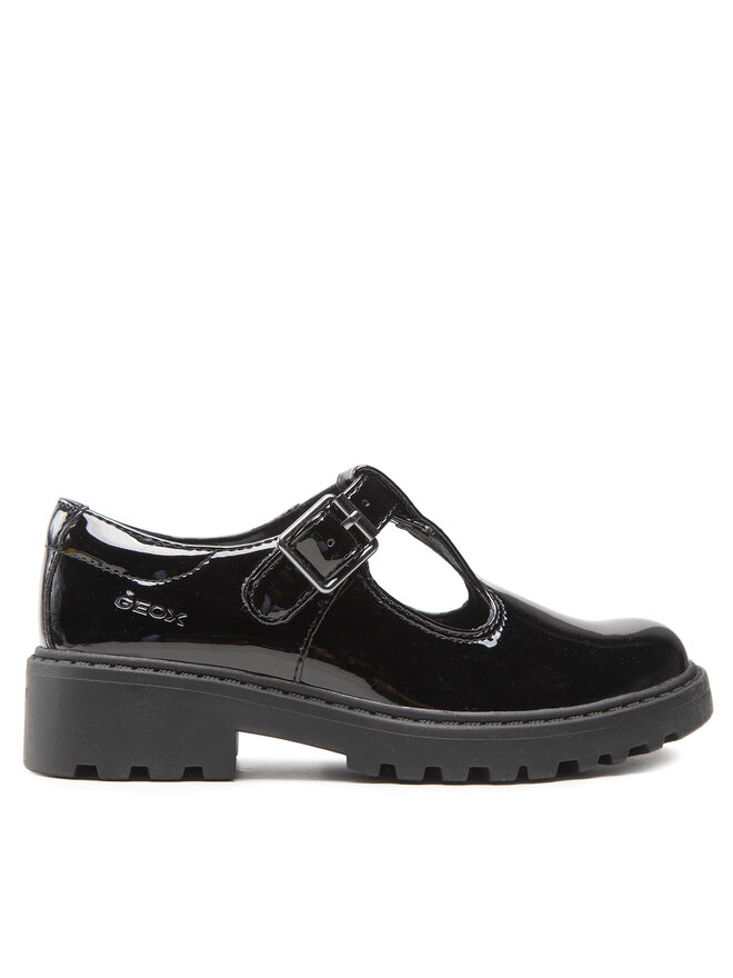 Geox Félcipő Geox J Casey G. E J8420E 000HH C9999 M Fekete